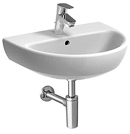 Lavabo 65 Pozzi-Ginori Selnova Pro 65 cm 1 e 3 fori sospeso bianco lucido