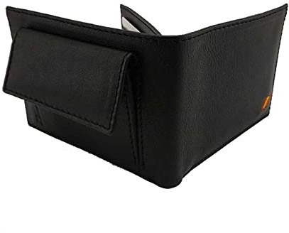Piel Cabrera Cartera Porta Placa con Moneder y Bandera de España para Guardia Civil, Policia Local, Proteccion Civil, Seguridad Privada, Cruz Roja. Mod: 810