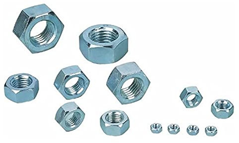 DADO DADI ESAGONALI IN ACCIAIO ZINCATO UNI 5588 - CONFEZIONE 20 pezzi (10 mm)