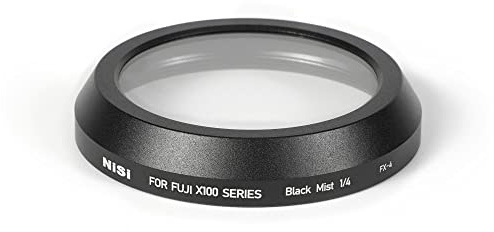 NiSi 49mm Black Mist 1/4 Filter für FUJIFILM X100V - Schwarz | Kompatibel mit FUJI X70 / X100 / X100S / X100F / X100T