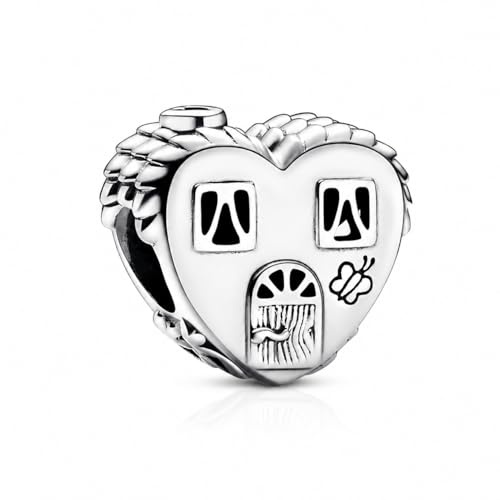 MariaFonte Charm Neu 2025 Kompatibel Alle Marken Hütte Happy Place Birthday Heimat Glücksbringer 925 Silber Anhänger Originalangebote Geburtstag Freundschaft Mama Perle Herz Familie Weihnachten