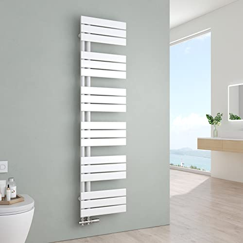 S'AFIELINA Badheizkörper 1599x400mm 684W Weiß, Handtuchheizkörper