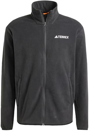 adidas Men's Terrex Multi Essentials Full Zip Fleece Jacket, Black, M