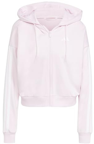Adidas Damen Essentials 3-Stripes French Terry Full Zip Hoodie