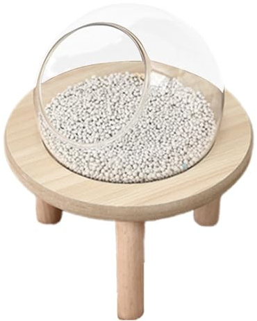 Hamster-Badezimmerbox – Transparenter Spritzwasser-Sandbadbehälter, niedliche, wiederverwendbare Hamster-Badewanne, platzsparender Sandbadbehälter für syrische Hamster