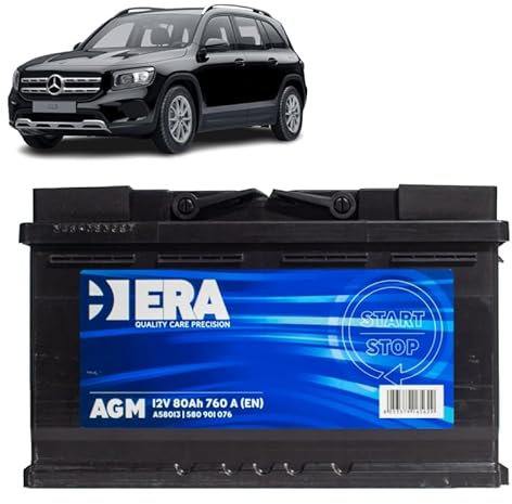 Batteria 80Ah A.G.M. per Mercedes GLB 180d 200d 220d gasolio 2019+