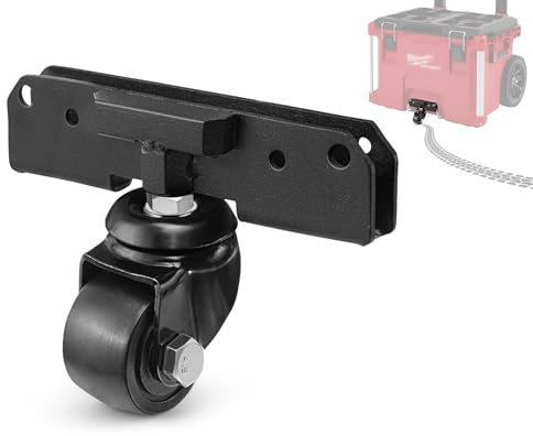 Front Wheels Compatible for Milwaukee Packout Rolling Tool Box,Packout Caster Wheels Accessories for Packout Tool Box,Making Transportation Easier