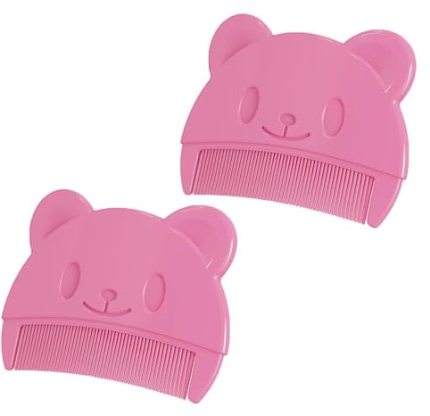 2Pcs Cute Baby Cradle Cap Comb Ergonomic Baby Hair Brush Comb Lightweight Baby Shampoo Brush for Newborns Infants Combing hair