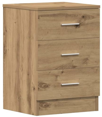 vidaXL Nachttisch Artisan-Eiche 38x35x55 cm Holzwerkstoff