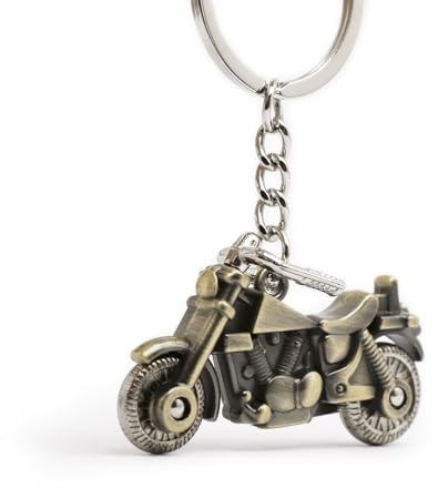 Benust Motorrad Geformt Schlüsselanhänger Auto Schlüsselanhänger Zubehör Metall Schlüssel Anhänger Mini Motorrad Geschenke für Männer