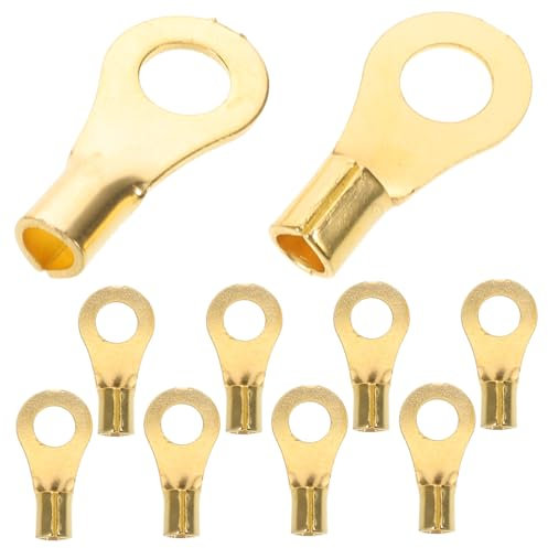Didiseaon 10pcs Car Audio Terminal Connectors Wire Terminal Block Insulated Wire Crimp Connectors Vehicle Input Adapters Diy Car Audio System