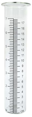MagiDeal Pluviomètre, Outil de Mesure, décoratif, Mesure des précipitations, pluviomètre avec échelle pour terrasse de Ferme, clôture, pelouse,