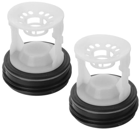 KOCKSHION 2pezzi Filtro Pompa Di Scarico Per Lavatrice Copri Tappo Di Scarico in Plastica Tappo Di Tenuta Tubo Di Filtro Per Pompa Di Lavatrice