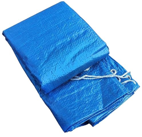Anneome Wasserfeste Poolabdeckung Rechteckig UV beständig Wärmeschutz Schwimmbadabdeckung für Rahmen Aufblasbare Pools mit Isolierfunktion und Staubschutz