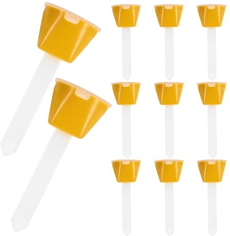 DIKACA Sistema de Nivelación de Baldosas Cerámicas 100 Piezas de Niveladores y Separadores de Plástico para Suelos y Paredes Herramienta para Colocación Precisa y Ajuste Uniforme
