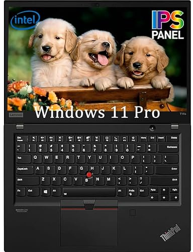 Lenovo Thinkpad T14s Gen 2 Business Laptop, 14-Inch FHD Notebook, Intel Core i5-1145G7, 16GB RAM, 512GB SSD, US QWERTY Keyboard, Windows 11 Pro (Renewed)
