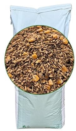 Aufbaumüsli für REH- und Rotwild 25 kg – Schmackhaftes Wildfutter in Müsliform mit Vollkorngetreide, Apfeltrester & Ölfrüchten – Eiweißreiches Aufbaufutter