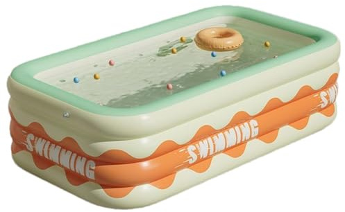 300 Cm Ispessito Piscine Gonfiabili Piscina PVC - Piscina Gonfiabile | Bambini Rettangolare - Piscinas Gonfiabile Backyard Oasis - Piscine Per Bambini A 4 Per Da Esterno Terrazzo Balcone