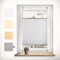 Sonello Plissee Klemmfix ohne Bohren 55cm x 100cm Grau Faltrollo Plisseerollo Jalousie für Tür & Fenster Blickdicht Sichtschutz Sonnenschutz Fertifplissee Rollo