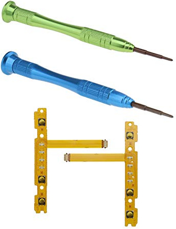 The Lord of the Tools SL SR Lot de câbles flexibles pour manette Nintendo Switch Joy-Con avec tournevis cruciformes Tri-Wing