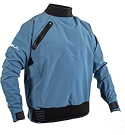 Gul Junior Gamma Taped Spraytop Blue Geo - Waterproof Sprayproof - Unisex - Fabrics: GCX 6