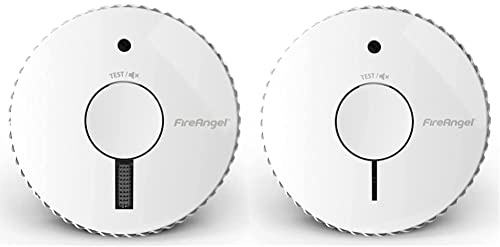 FireAngel Optical Smoke Alarm with Escape Light & 3 Year Replaceable Batteries, FA6611-R, White & FireAngel Optical Smoke Alarm with 5 Year Replaceable Batteries, FA6615-R