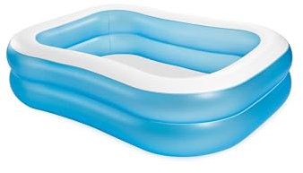 INTEX 57180EP Swim Center Inflatable Family Pool: 143 Gallon Capacity – 80 x 60 x 19 – Blue