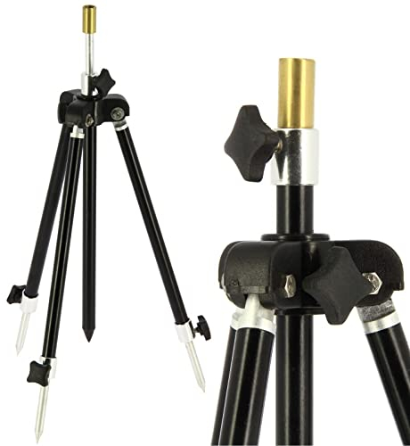 2x Fishing Tripod For Rod Rests Adjustable Legs & Banksticks Carp Coarse Tackle 26-44cm