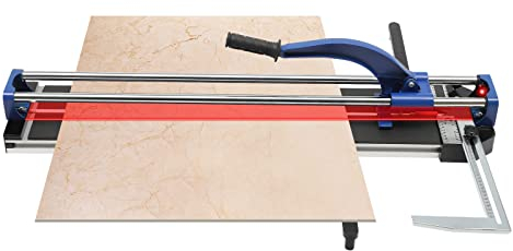 Fliesenschneider Laminatschneider Tile Cutter Laminat Schneidegerät, Fliesenschneider 800mm Schnittlänge Flisenschneidmaschine Manuelle Fliesenschneidmaschine für Wandfliesen und Bodenfliesen,Schwarz