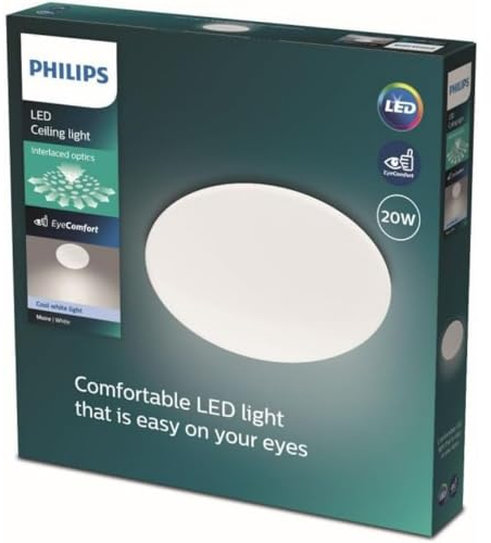 Philips LED CL200 20W Cool White 4000k [20W - White] for Indoor Home Lighting, Living Room, Study, Office