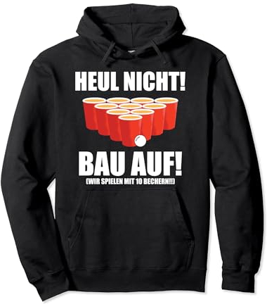 Beerpong Herren Bier Pong Bierpong Pullover Hoodie