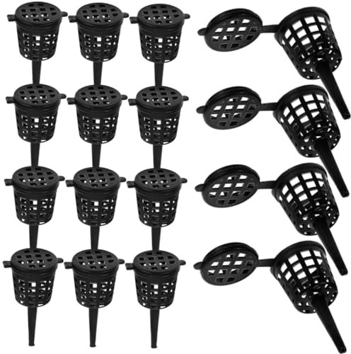 Yardwe 100 Pezzi Cesto Di Fertilizzanti Per Piante Contenitore Di Fertilizzazione Concime a Lenta Cessione Cestino Per Fertilizzante Bonsai Pianta Piante Acquatiche Plastica