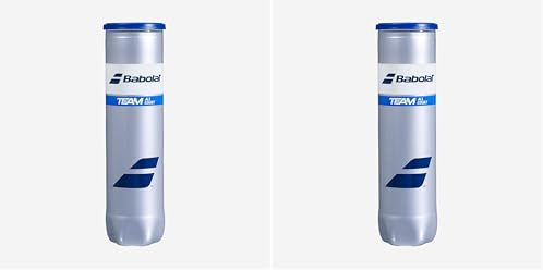 Babolat Team All Court, Tube de 4 Balles de Tennis (Lot de 2)