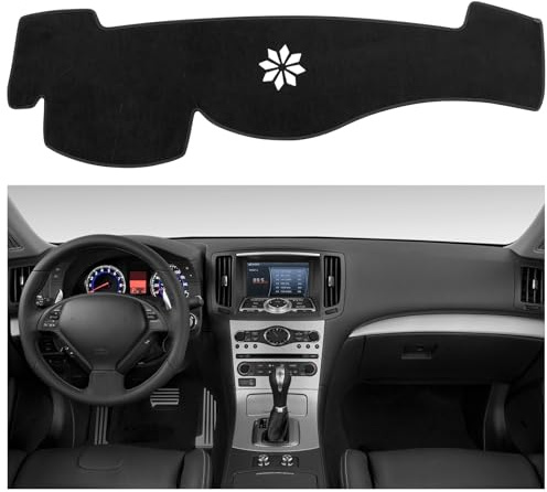 SPEEDWOW Dashboard Dash Board Cover Mat Carpet Compatible with 2007-2013 Infiniti G37