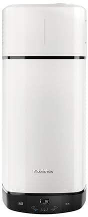 Ariston NUOS PLUS S2 WIFI 110L, Chauffe-Eau Thermodynamique Mural R290, 80% d'Économie d'Énergie, Compatible Photovoltaïque, Silencieux 45 dB(A), COP 2.74, Conçu pour être installé en France