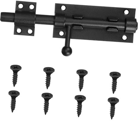 HOMOCONO Barrel Bolt Lock Sliding Bolt Latch for Gate Door Security Latch Heavy Duty Stainless Steel Inside Door