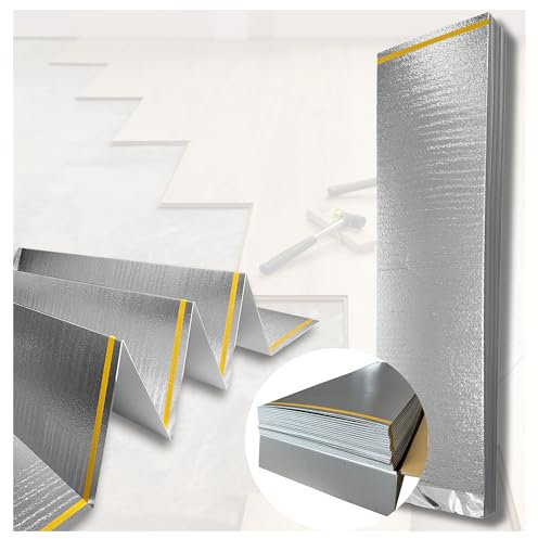 30 m², base per pavimenti in vinile clic LVT 1,5 mm, isolamento acustico, isolamento termico, isolamento acustico ≤ 400 kPa (10 m² x 3)