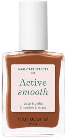 Manucurist Active Smooth 03 Nagellack, ekologisk härdande vård - bronsfinish - plattång nagellack, nagelhärdare, naken lack - nagelvård - nagelvård - nagelförstärkande