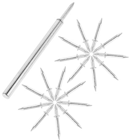 COLLBATH Clous Pour Plinthes à Double Tête Sans Couture Vis De Sécurité Invisibles Clous Pour Fixation