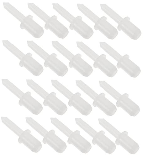 VILLCASE 1 Set Fermo Dell'otturatore Riparazione Sostituzione Tapparelle Parti Di Ricambio Otturatore Chiusure in Plastica Per Tapparelle Hardware Del Di Persiane Bianca 60 Pezzi