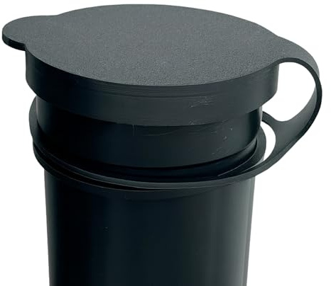 Sintrix Fab Ersatzdeckel für Bodenhülse, Schutzdeckel kompatibel mit Leifheit Wäschespinne Bodendübel – Schutzkappe für Wäscheschirm, Wäscheständer & Sonnenschirmhalter im Garten (Ø 65 mm)