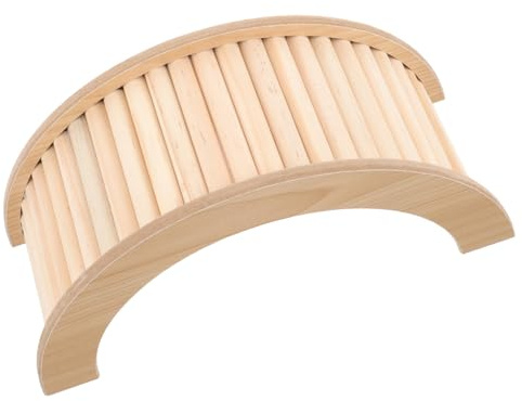 BESTonZON Puente de Madera para Hámster Resistente Mordeduras Juguete Multiusos para Roedores Pequeños Seguro y Estable para Ejercicio y Diversión Jaulas