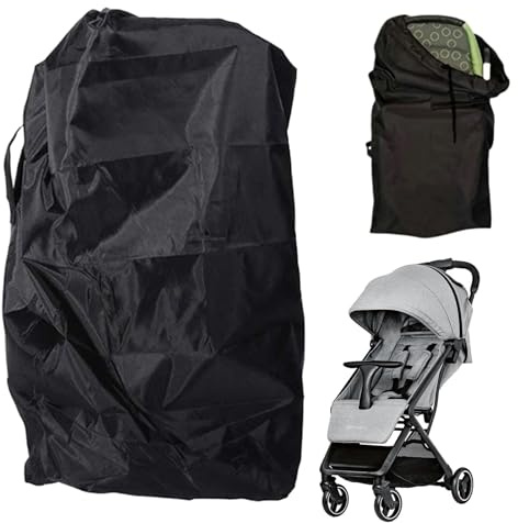 CUVZORA Transporttasche für Kinderwagen, wasserdichte Transporttasche für Buggy, Flugzeugtaugliche Schutzhülle & Reisetasche, Leicht und Tragbar, Ideal für Reise, Flugzeug und Alltag