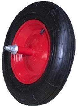 Ruota pneumatica 350x80 per carriola (Mozzo 190 mm.)