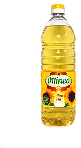 Huile de tournesol - 1 l - De qualité supérieure - 100 % raffinée - Fabriquée en Pologne (huile de tournesol, 1000 ml)