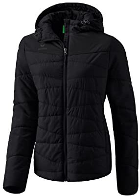 Erima Damen Basic Stepp Jacke (2062308), schwarz, 34