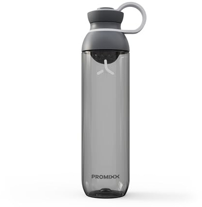 Promixx FORM Protein Shaker Bottle for Protein Shakes Infusions and Hydration - Durable Gym Shaker Bottle, Leakproof Lid, Odourless - 760ml / 26oz (Graphite Gray)