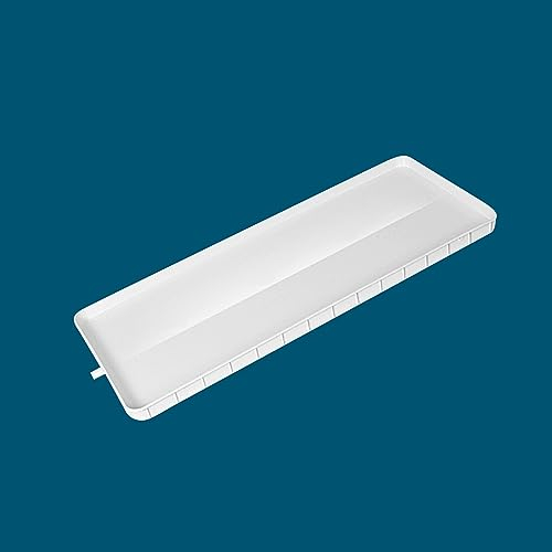 Bandeja De Drenaje De Condensado Bandeja De Goteo De Plástico, Unidad Interior/Exterior De Aire Acondicionado Bandeja (Color : White3m, Size : B)