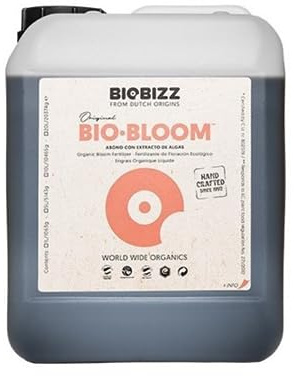 GROWMANIA Fertilizante Bio Bloom de Biobizz 10 L | Abono Orgánico Etapa Floración de Plantas y Cultivos | Sustrato Natural 100% Biológico