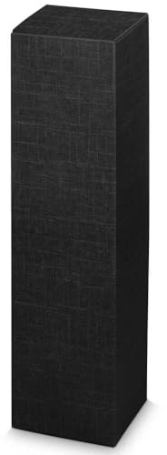 1er Weinkarton Seta schwarz 9 x 9 x 35,5 cm, 50 Stück